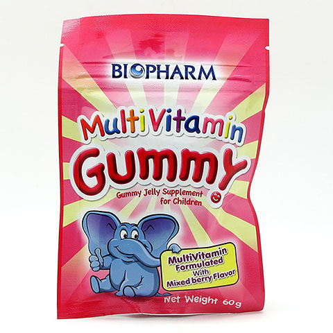 Biopharm Gummy Multivatamin 60g. ไบโอฟาร์ม กัมมี่ มัลติวิตามิน 60กรัม