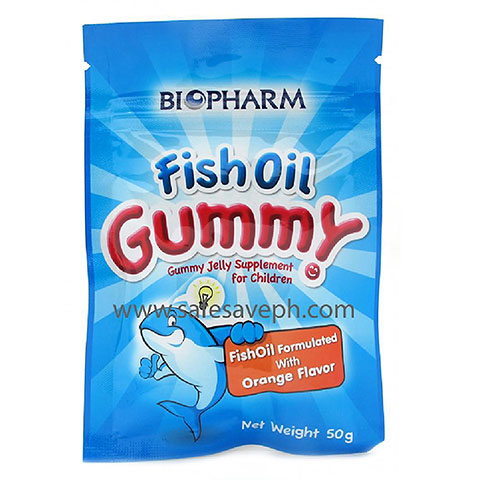 Biopharm Gummy Fish Oil 60g. ไบโอฟาร์ม กัมมี่ ฟิต ออย 60กรัม