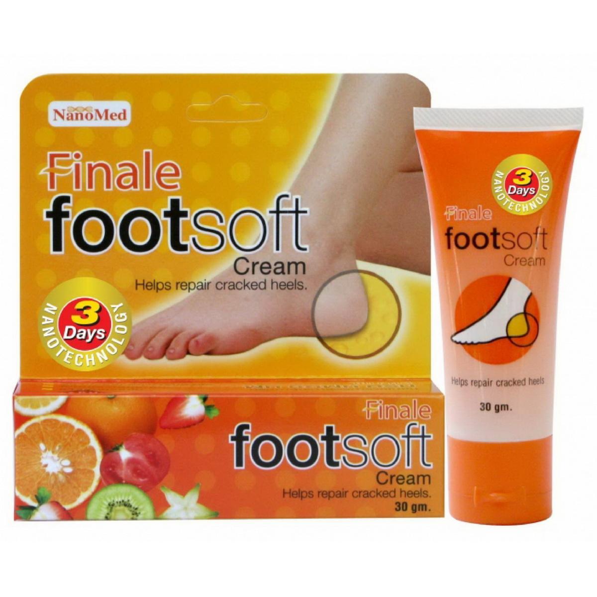 Nanomed Finale Footsoft Cream 30g. นาโนเมด บำรุงส้นเท้า ชุ่มชื่นเรียบเนียน