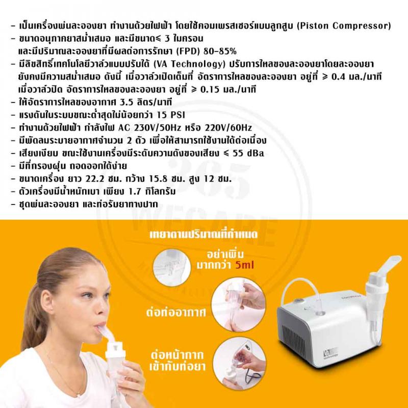 ROSSMAX Nebulizer NB500 รอสซ์แมก เนบบิวไลซ เอ็นบีห้าร้อย
