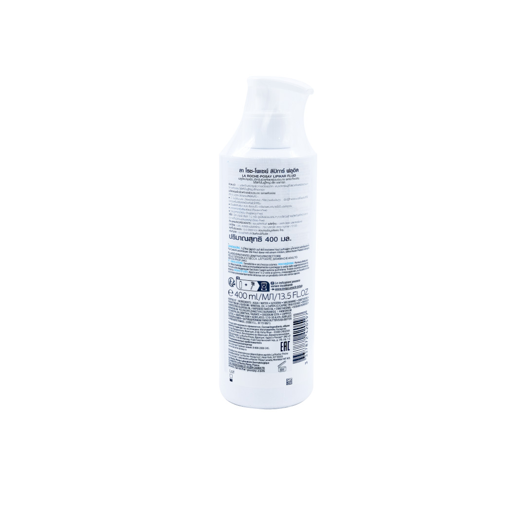 La Roche Lipikar Soothing Protecting Fluid 400ml. ลาโรซ ลิปิการ์ ชูตติ้ง โพเท็คทิง ฟลูอิด 400มล.