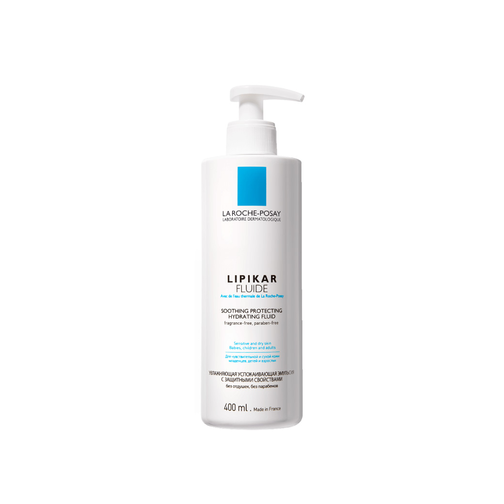 La Roche Lipikar Soothing Protecting Fluid 400ml. ลาโรซ ลิปิการ์ ชูตติ้ง โพเท็คทิง ฟลูอิด 400มล.