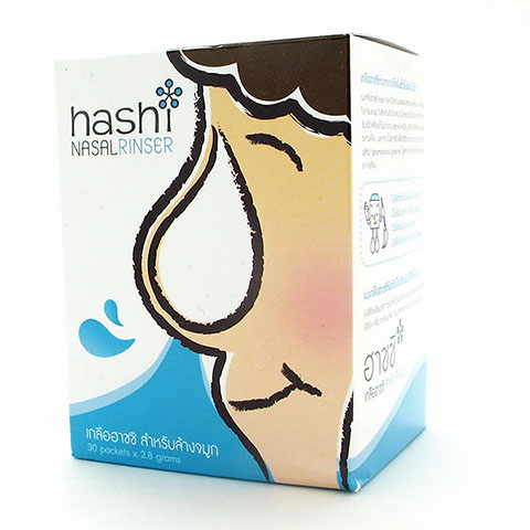 HASHI Nasal Rinser Refill 30ซอง. ฮาชชิ เกลือสำหรับล้างจมูก