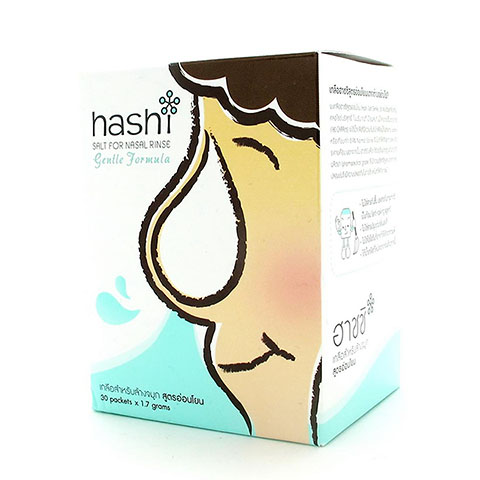HASHI Nasal Rinser Refill Gentle 30ซอง. ฮาชชิ เกลือสำหรับล้างจมูกสูตรอ่อนโยน