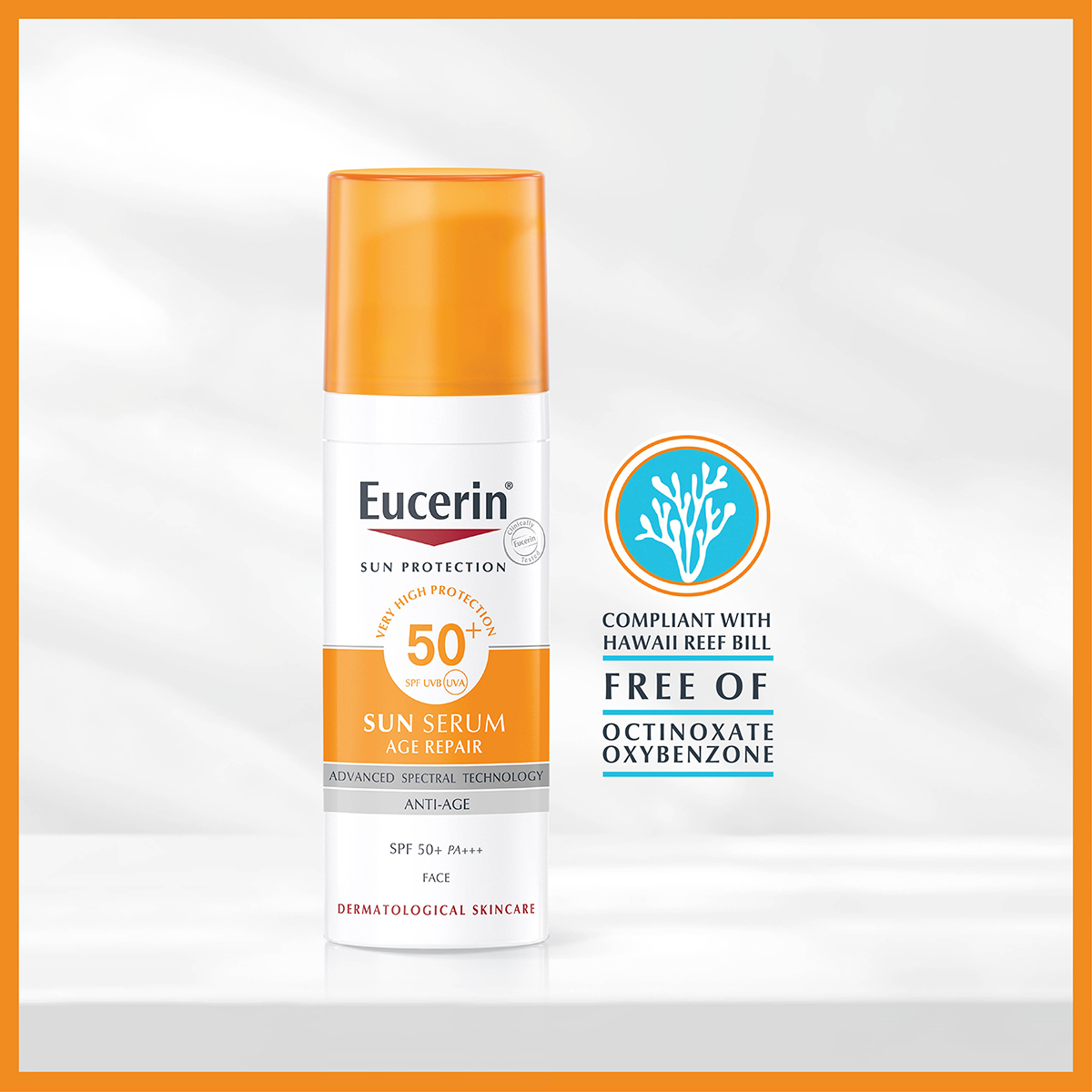 EUCERIN Sun Age Repair Serum Spf50 50ml. ยูเซอริน ซัน เอจ รีแพร์ เซรั่ม เอสพีเอฟ50 50มล.