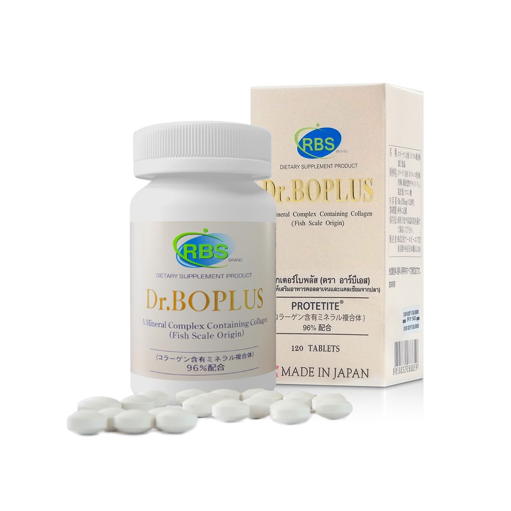 DR.BOPLUS 120Tablets. ดร.โบพลัส คอลลาเจน และ แคลเซียมจากปลา