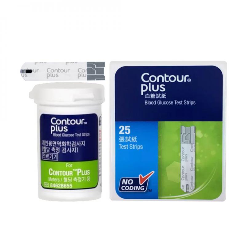 CONTOUR Plus แผ่นตรวจน้ำตาล คอนทัวร์ พลัส   