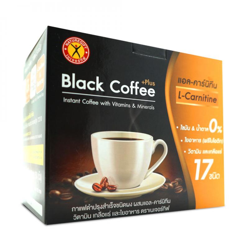 NATUREGIFT Black Coffee Plus L-Carnitine 10ซอง. กาแฟ เนเจอร์กิฟ