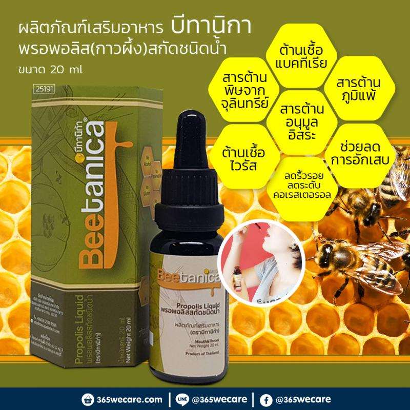 BEETANICA Propolis Liquid 20ml. บีทานิก้า โพรโพลิช