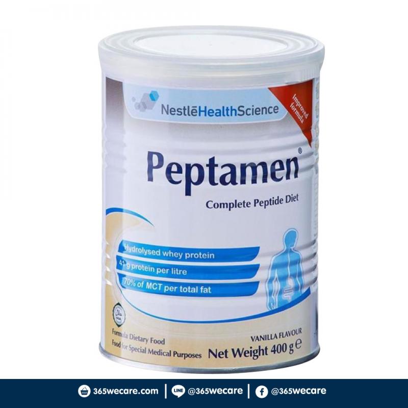 NESTLE นม PEPTAMEN Powder 400g. Vanilla เนสท์เล่ เป็ปทาเมน พาว์เดอร์ 