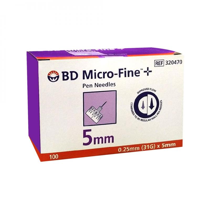 BD Micro-Fine 0.25mm 31Gx 5mm.ม่วง