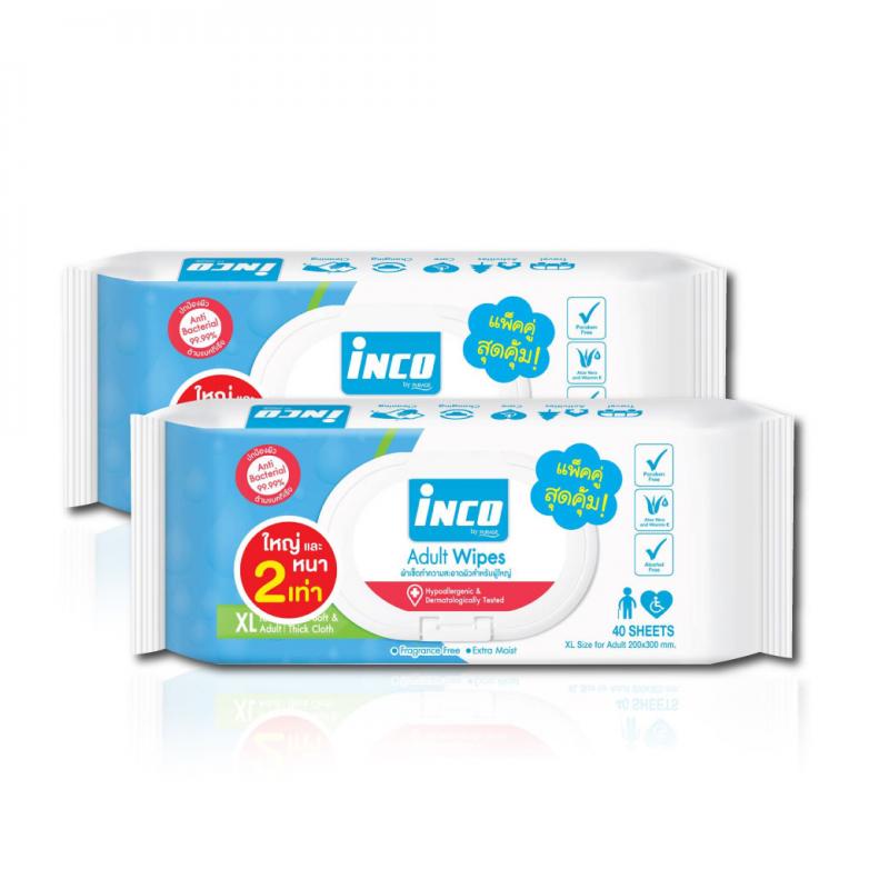 INCO Adult Wipes อินโก้ อะเด้าท์ ไวพ์