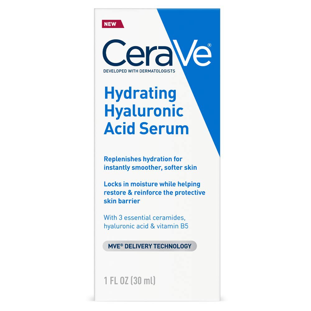 CERAVE Hydrating Hyaluronic Acid Serum 30ml. เซราวี ไฮเดรติ้ง ไฮยาลูรอนิค แอซิด เซรั่ม