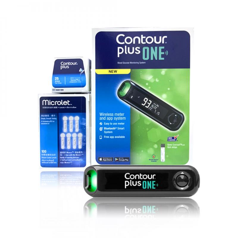 CONTOUR Plus One ชุดเครื่องตรวจน้ำตาล คอนทัวร์ พลัส วัน