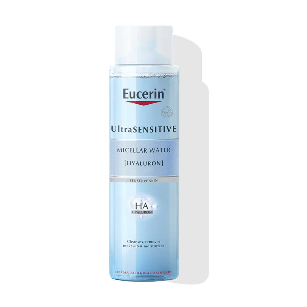 EUCERIN Ultra Sensitive Hyaluron Micellar Water 400 ml. ยูเซอริน อัลตร้า เซนซิทีฟ ไฮนาลูรอน ไมเซลล่า วอเตอร์ 400มล.