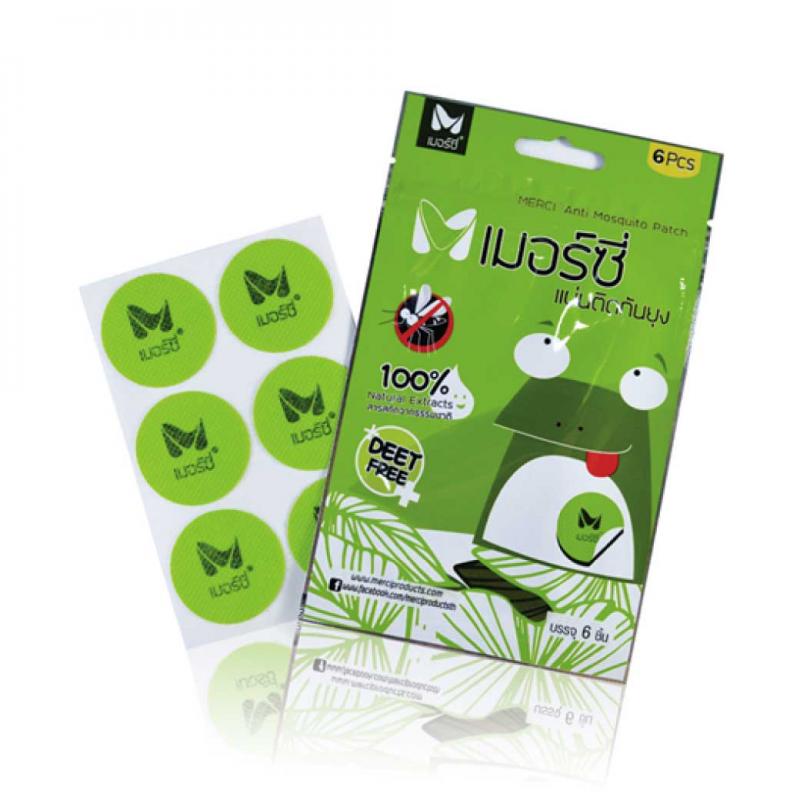 MERCI Anti Mosquito Patch เมอร์ซี่ แอนตี้ มัสคีโท แพทช์