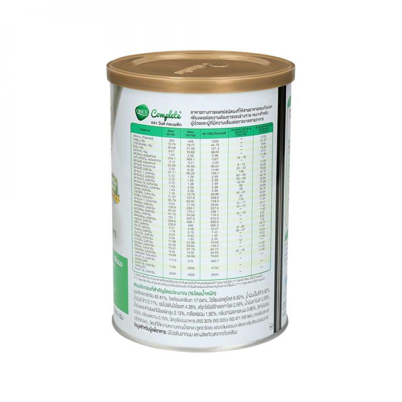 นม ONCE COMPLETE 400 g. วันซ์ คอมพลีท