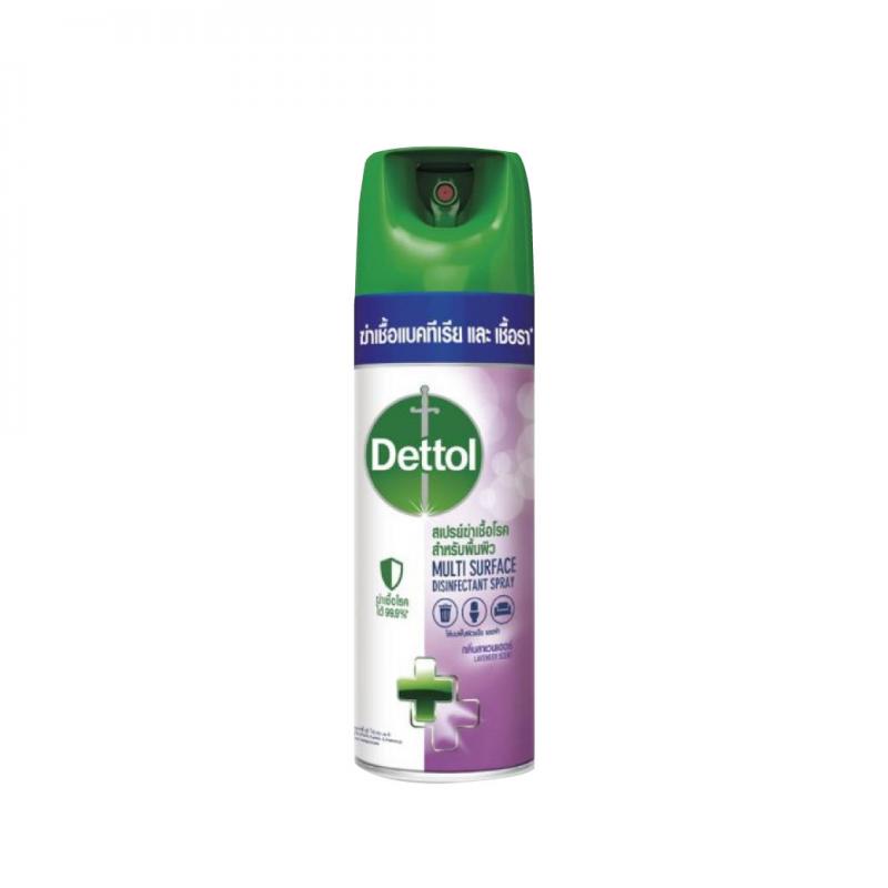 DETTOL Multi Surface Disinfectant Spray 450ml.กลิ่นลาเวนเดอร์