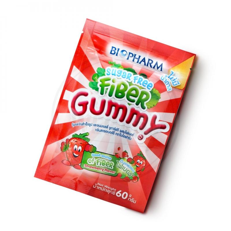 Biopharm Gummy Fiber 60g. ไบโอฟาร์ม กัมมี่ ไฟเบอร์ 60กรัม