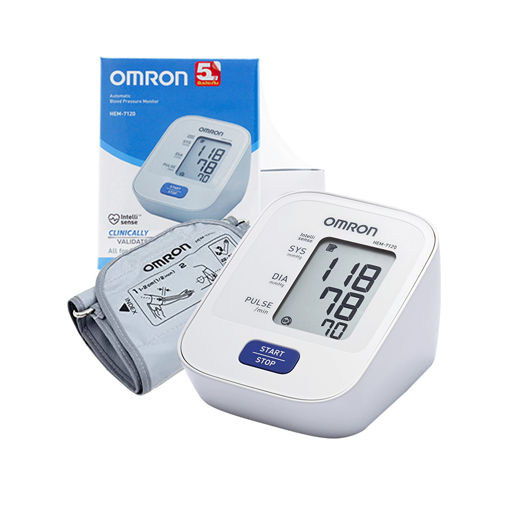 OMRON HEM-7120 เครื่องวัดความดัน (Cuff 22-32cm) ออมรอน 