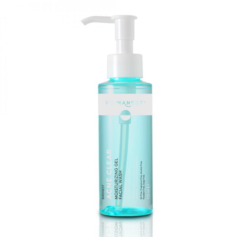 PRIMANEST Acne Clear moisturizing gel Facial wash 110ml. พรีมาเนสท์ แอคเน่ เคลียร์ มอยส์เจอร์ไรซิ่ง