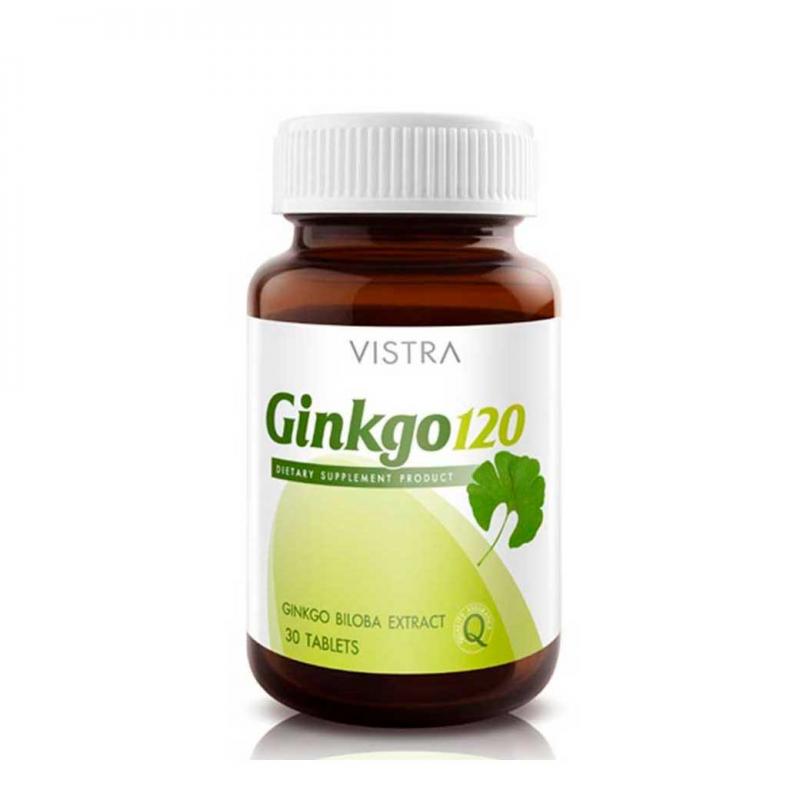 VISTRA Ginkgo 30เม็ด. วิสทร้า กิงโกะ