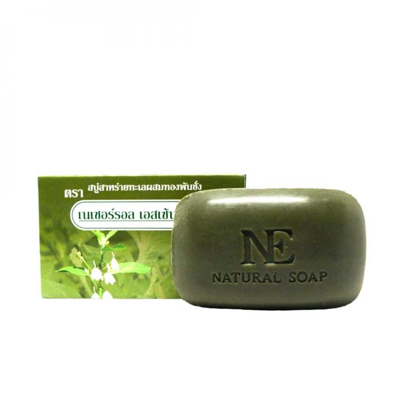 Natural Essence สบู่ก้อนสาหร่ายทะเลผสมทองพันชั่ง 80g. เนเชอร์รอล เอสเซ้นส์
