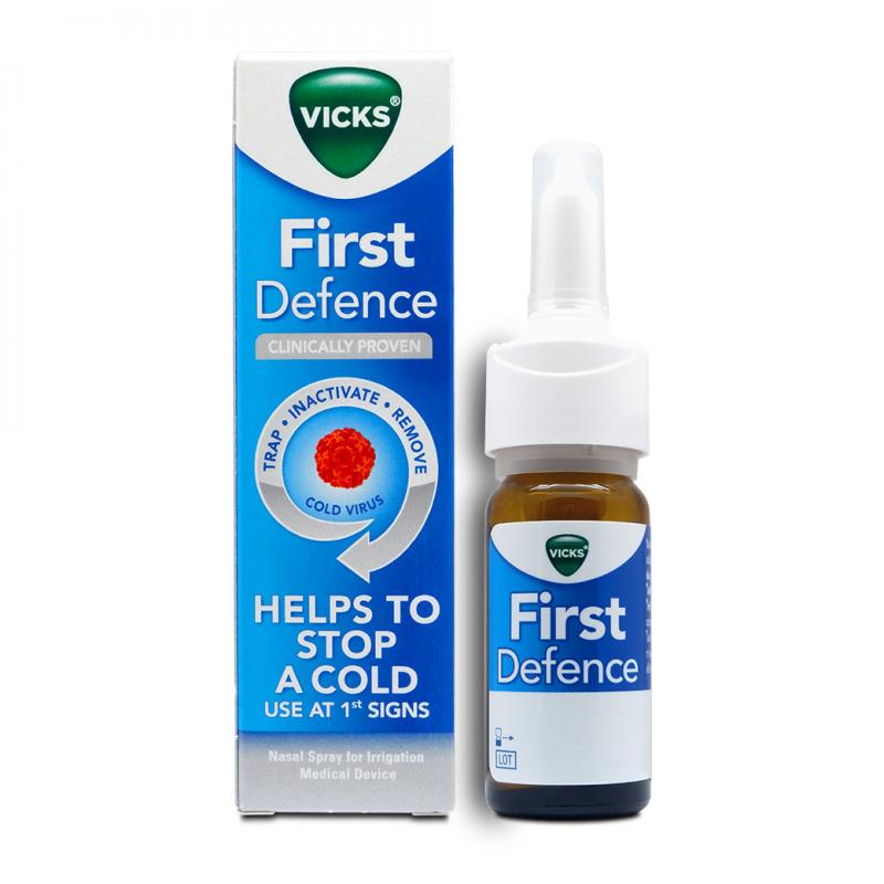 Vicks First Defence Nasal Spray 15ml. วิก สเปรย์พ่นจมูกแก้หวัด