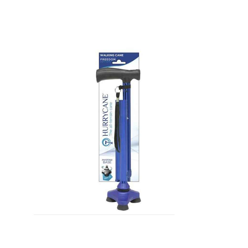 Nurture ไม้เท้าเฮอริเคน Hurrycane 3 ขาเล็ก สีน้ำเงิน