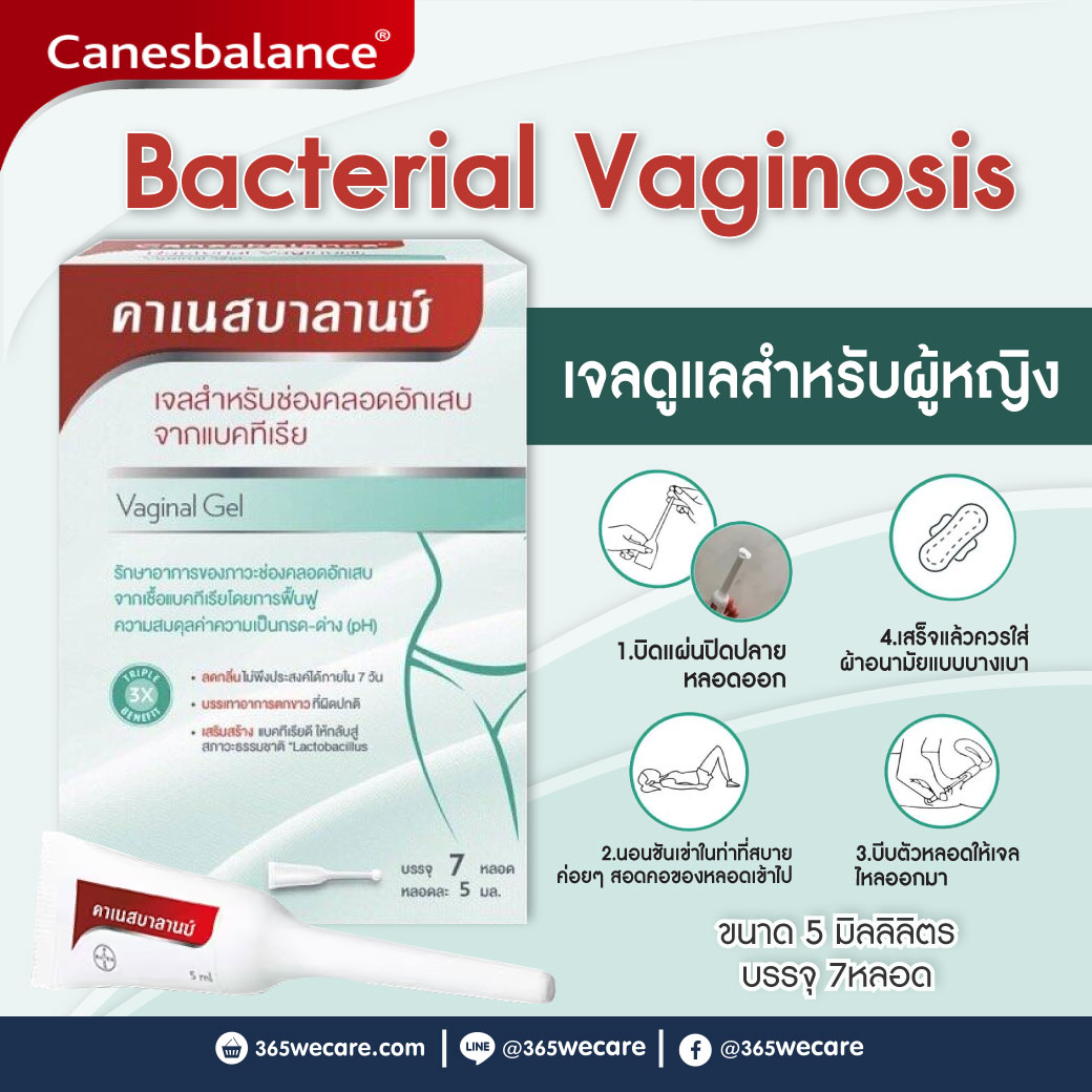 CanesBalance Bacterial Vaginosis 7หลอด