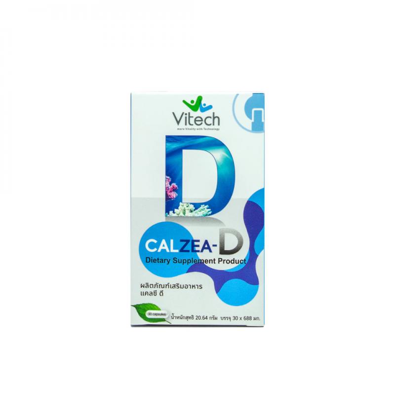 Vitech Calzea-D 30 Caps. ไวเทค แคลซี ดี