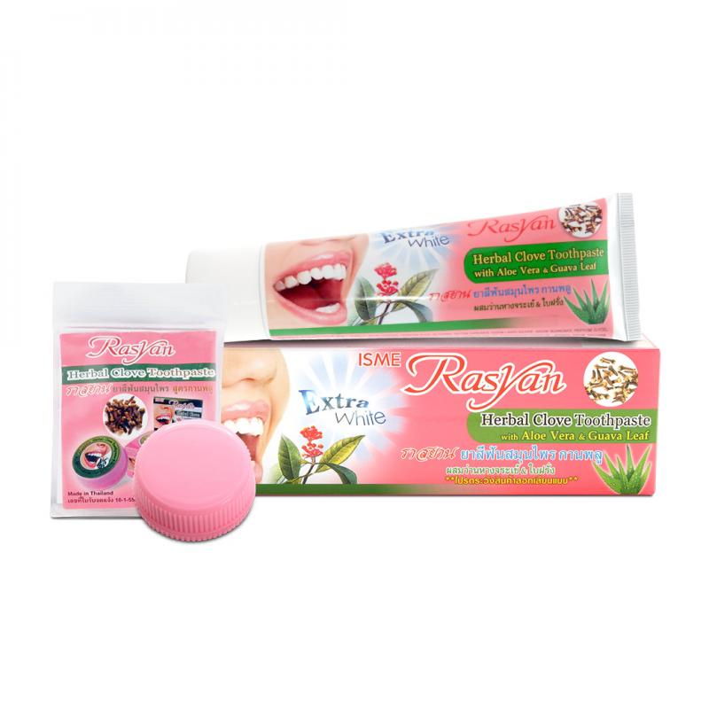 Rasyan Herbal Clove Toothpaste 100g. ราสยาน ยาสีฟันสมุนไพร