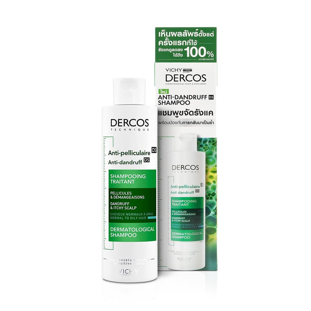 VICHY Dercos Anti-Dandruff Shampoo 200 ml. วิซี่ เดอคอส แอนตี้-แดนดรัพ แชมพู