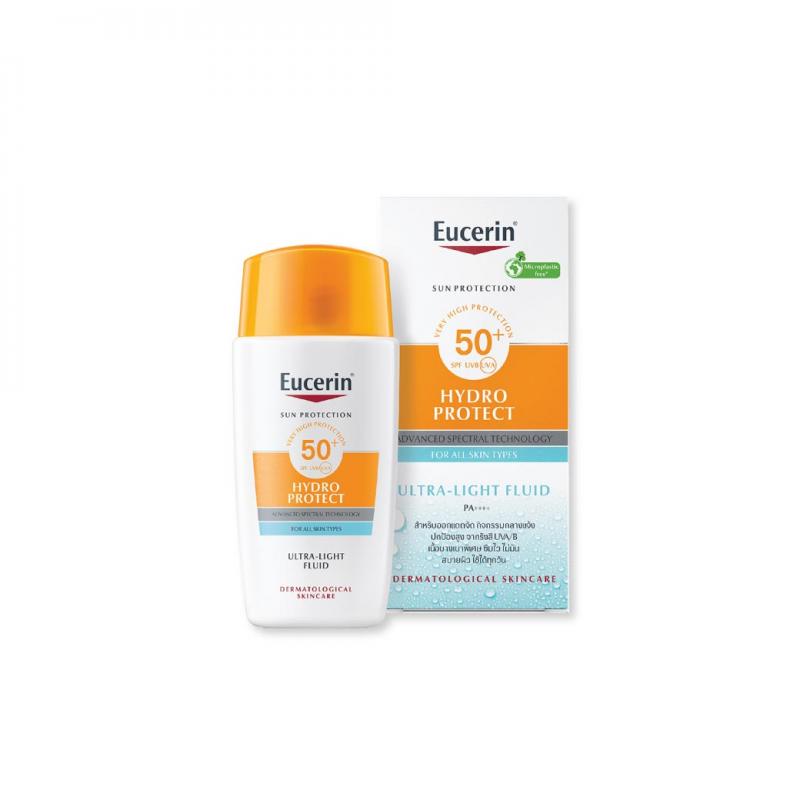 EUCERIN Sun Hydro Protect Ultra Light Fluid SPF50 50ml. ยูเซอริน ซัน ไฮโดร โพรเทค อัลตร้า ไลท์ ฟลูอิด เอสพีเอฟ50+ 50มล.