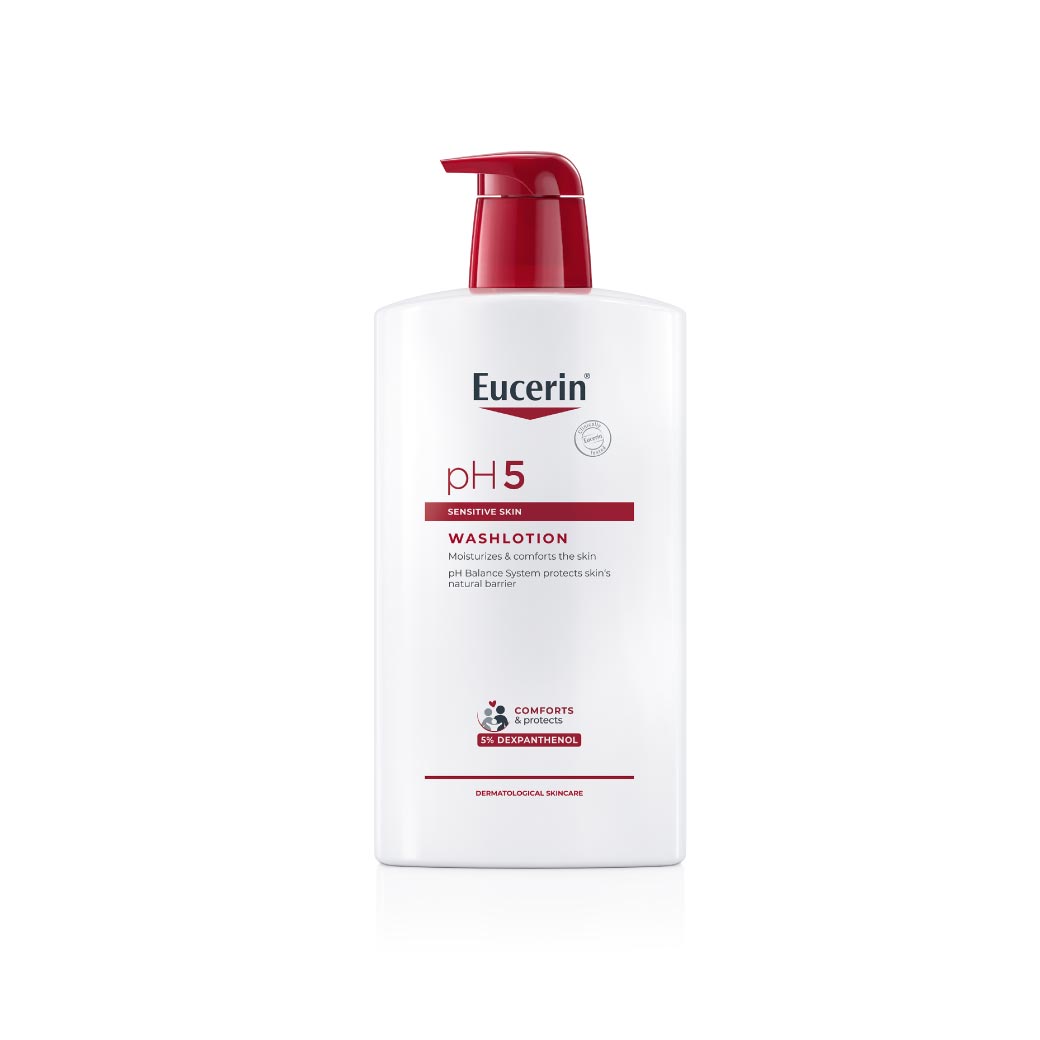 EUCERIN PH5 Sensitive Skin WashLotion 1000 ml. ยูเซอริน พีเอช5 เซ็นซิทีฟ สกิล วอชโลชั่น