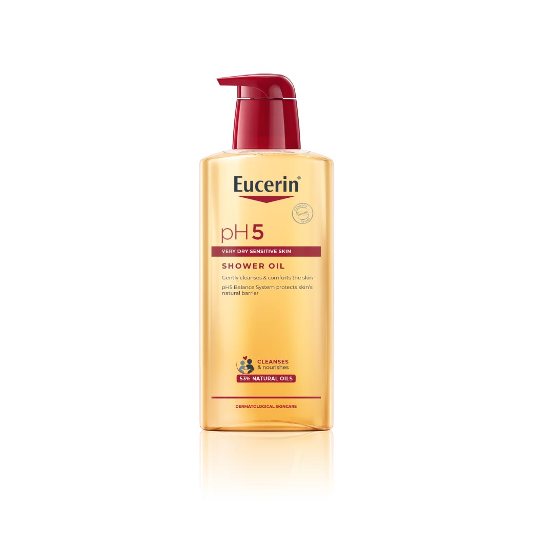 EUCERIN PH5 Very Dry Sensitive Skin Shower Oil 400 ml. ยูเซอริน พีเอช5 เวรี่ ดราย เซ็นซิทีฟ สกิล ชาวเวอร์ออยล์ 400มล.