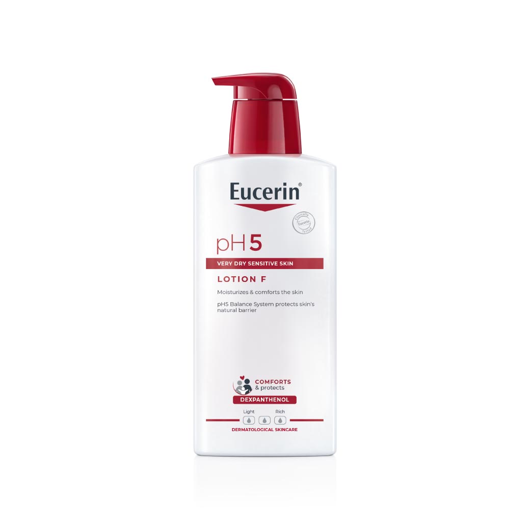 Eucerin pH5 Very Dry Sensitive Skin Lotion F 400 ml. ยูเซอริน พีเอช5 เวรี่ ดราย เซ็นซิทีฟ สกิล โลชั่น เอฟ