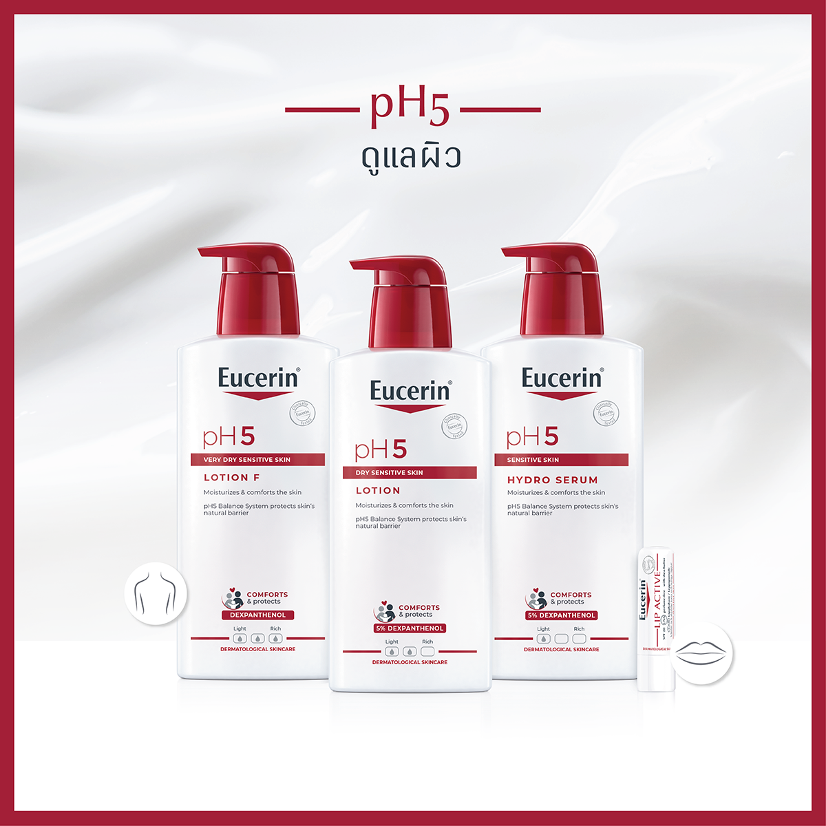 แพ็คคู่สุดคุ้ม Eucerin pH5 Dry Sensitive Skin Lotion 400 ML ยูเซอริน พีเอช 5 ดราย เซนซิทีฟ สกิน โลชั่น 400 มล
