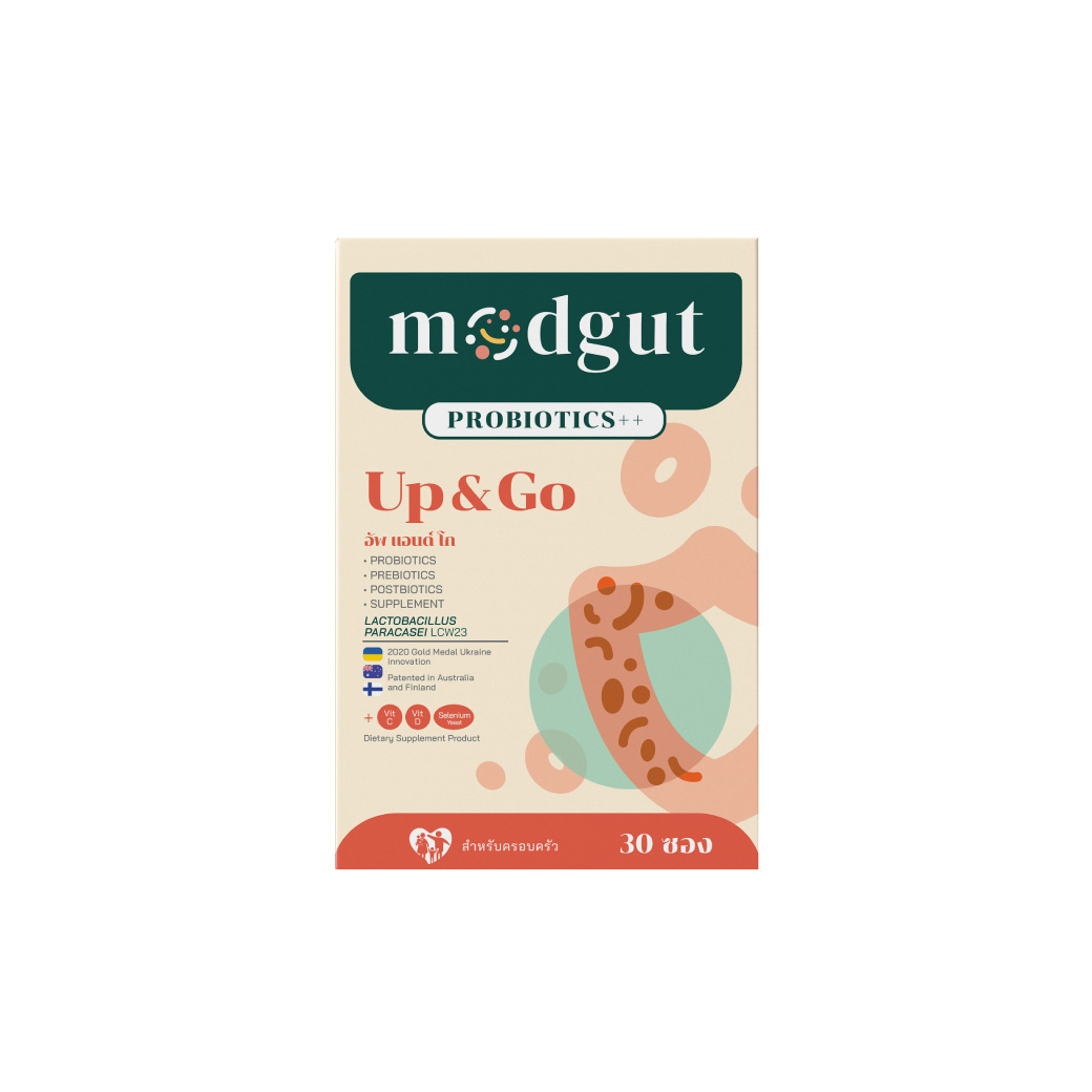 Modgut Probiotics Up&Go 30ซอง มดกัต โพรไบโอติกส์ อัพ แอนด์ โก