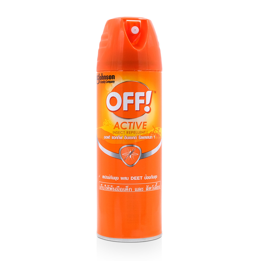 OFF Active Insect สเปรย์กันยุง 170g.(6oz.). ออฟ แอคทีฟ อินเซคท์ รีเพลเลนท์