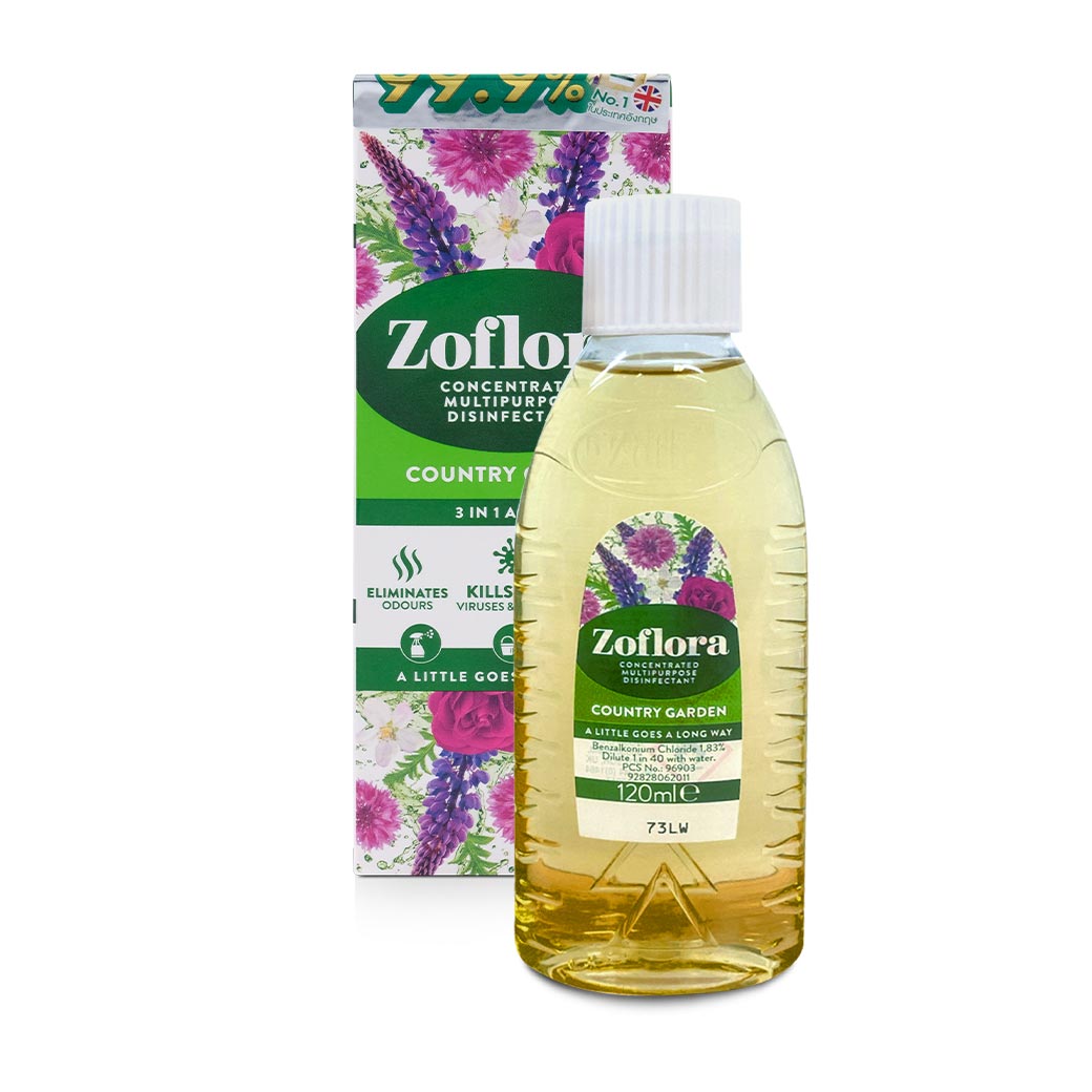 Zoflora Country Garden 120ml. โซฟลอรา คันทรี่ การ์เดน
