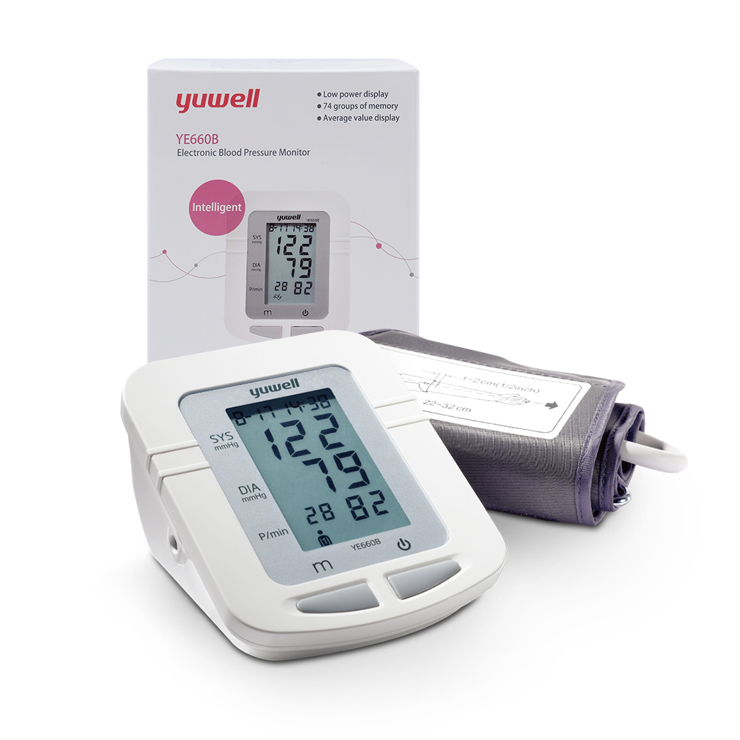YUWELL YE660B Electronic Blood Pressure Monitor ยูเวล เครื่องวัดความดันโลหิต แบบดิจิตอล