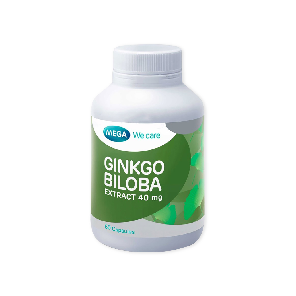 MEGA We Care Ginkgo Biloba Extract 40 mg.