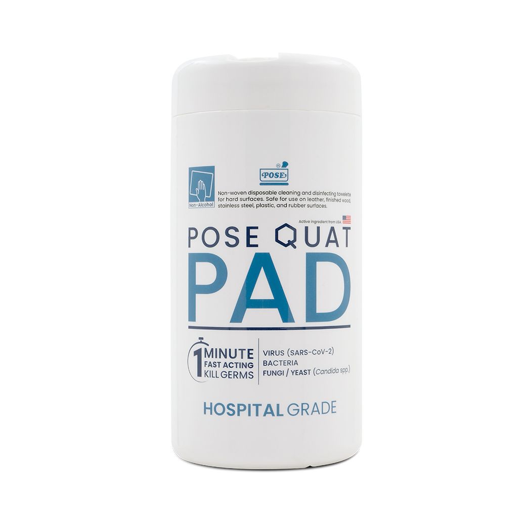 Pose Quat Pad 80ชิ้น ทิชชู่เปียกทำความสะอาดฆ่าเชื้อ