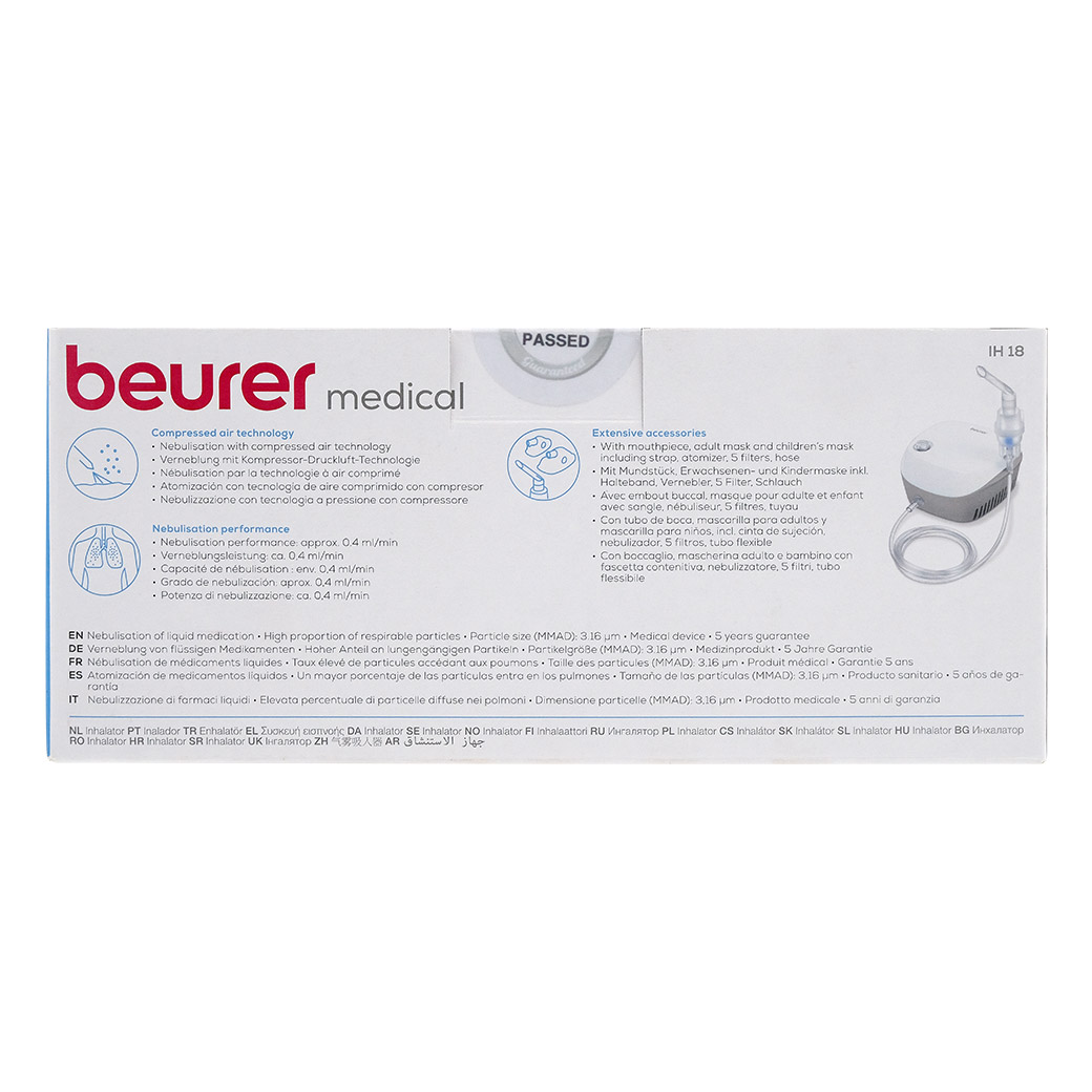 Beurer Medical Nebuliser IH18 เครื่องพ่นยา รุ่น ไอเอช 18