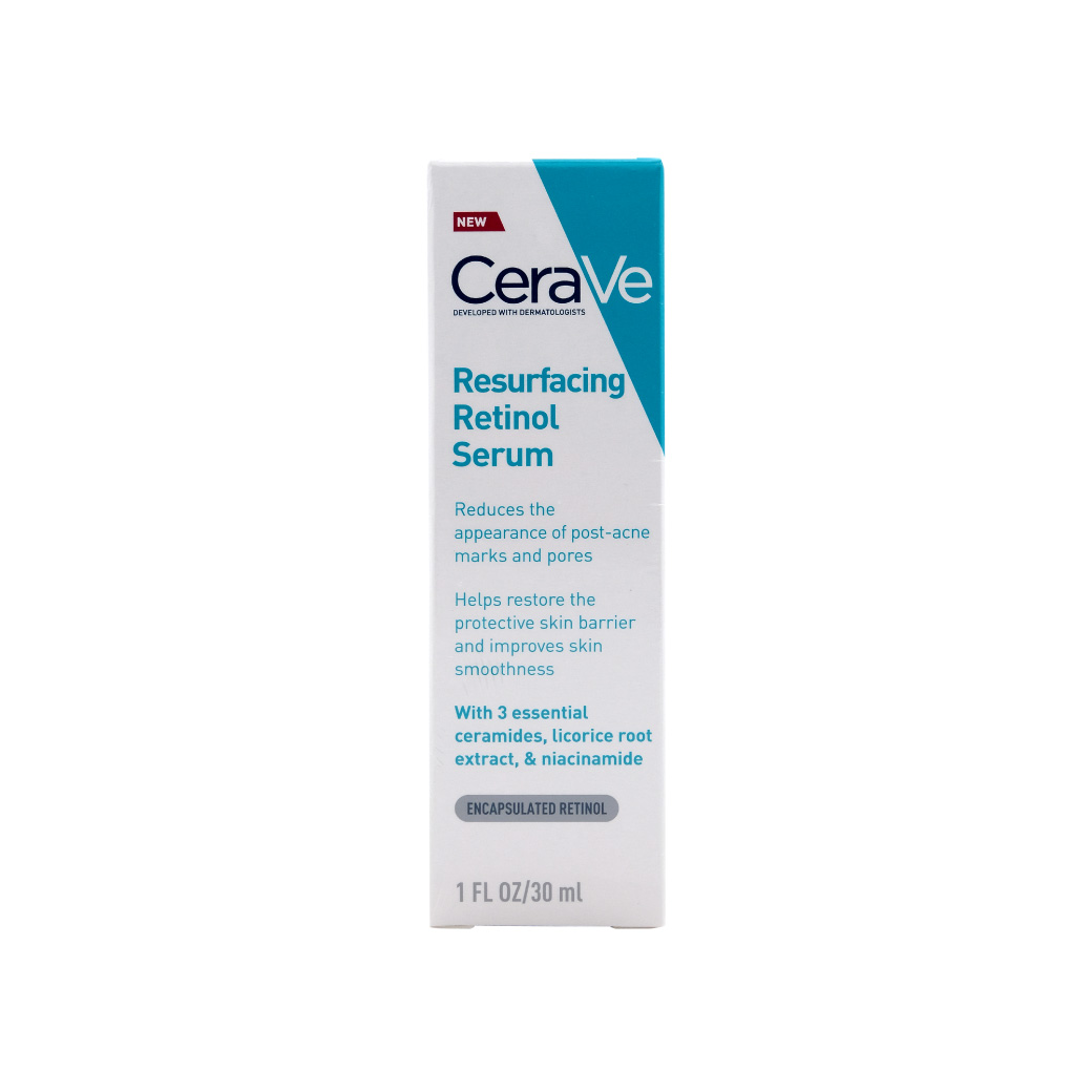 CERAVE Resurfacing Retinol Serum 30ml. เซราวี รีเซอร์เฟสซิ่ง เรตินอล เซรั่ม