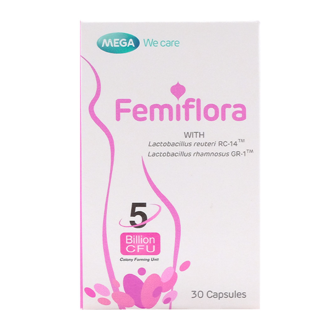 MEGA We Care Femiflora 30Capsules เมก้า วีแคร์ เฟมิฟลอร่า