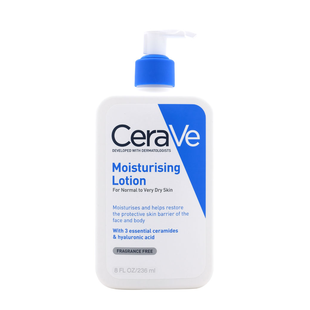 CERAVE Moisturising Lotion 236ml. เซราวี มอยส์เจอร์ไรซิ่ง โลชั่น
