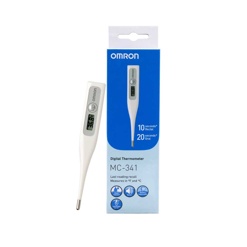 Omron Digital Thermometer MC-341 ออมรอน เครื่องวัดอุณหภูมิแบบดิจิทัล