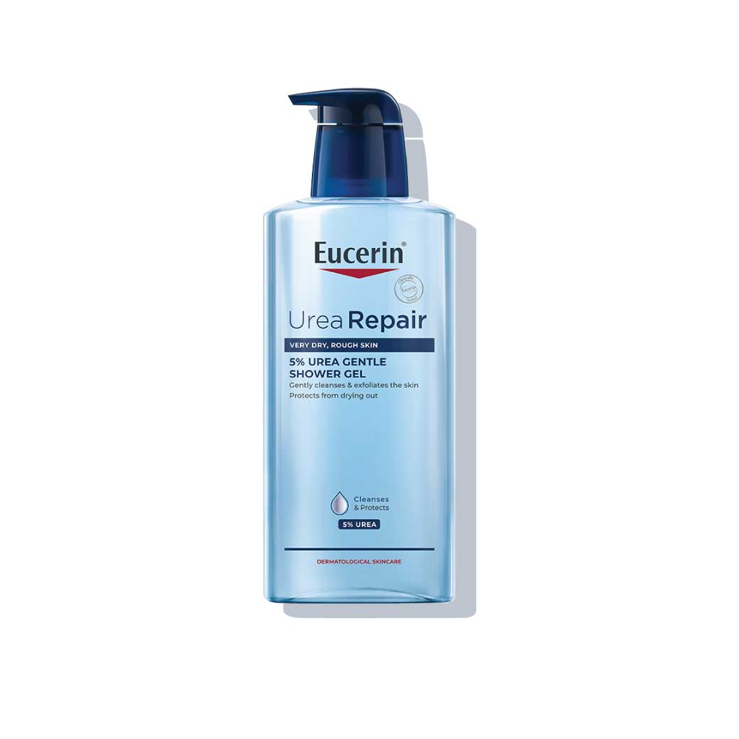 EUCERIN UreaRepair 5% Urea Gentle Shower Gel 400ml. ยูเซอริน ยูเรียรีแพร์ 5% ยูเรีย เจนเทิล ชาวเวอร์ เจล